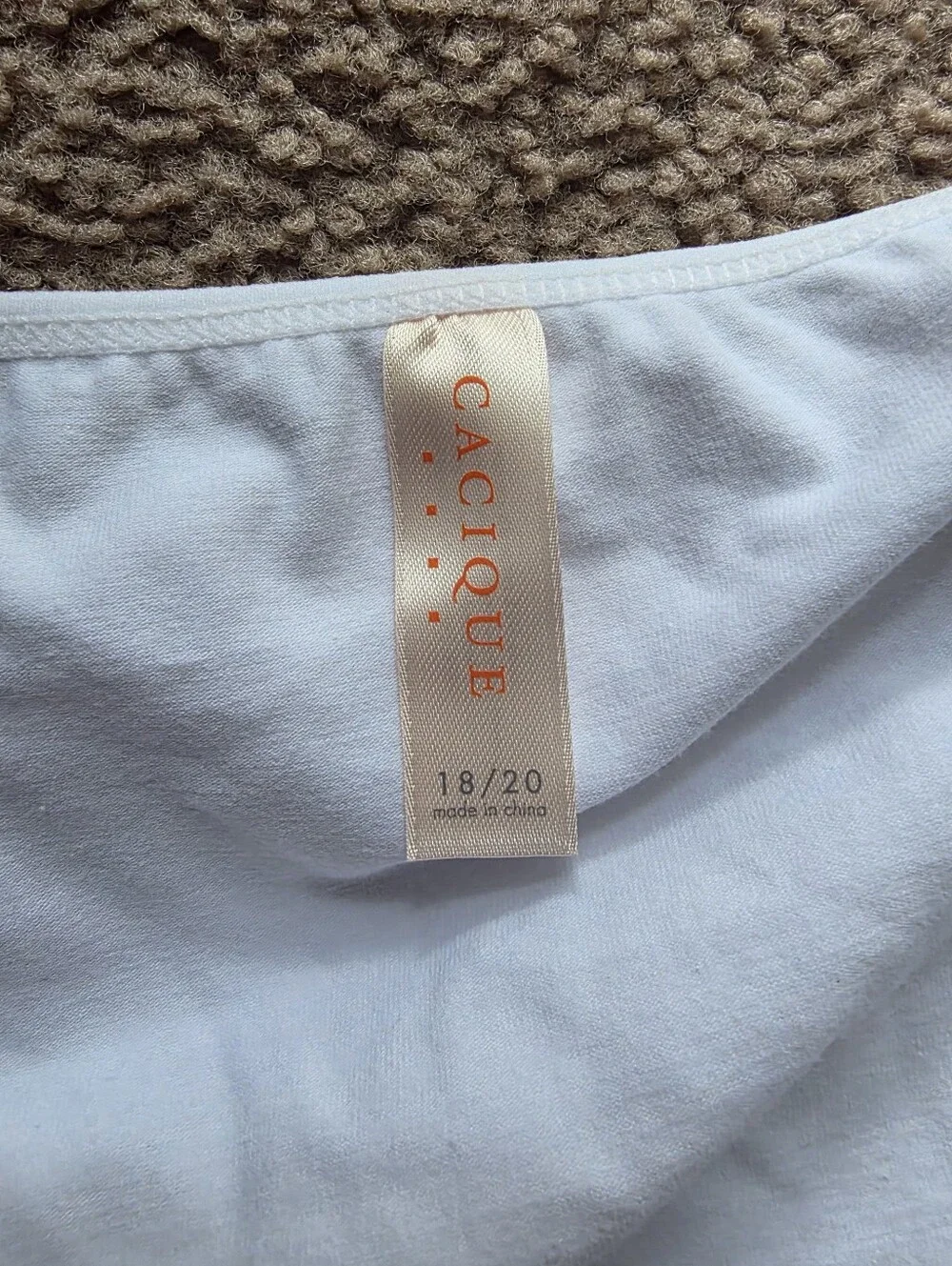 cacique 3 string bikini panties size 18/20 nwt